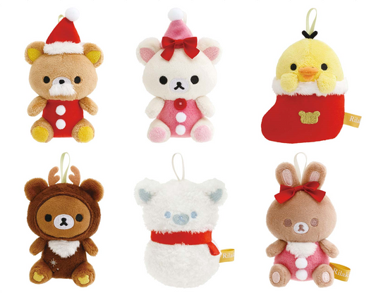 San-X Rilakkuma Tenori plush Christmas Ornament Plush 2024 San-X Japan