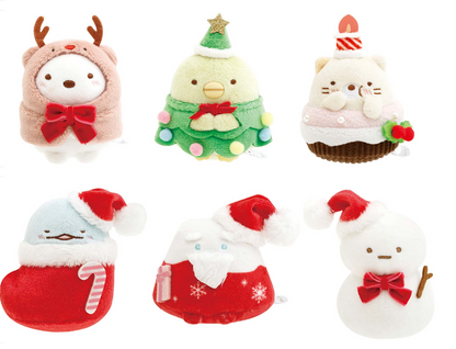 San-X Sumikko gurashi Tenori Plush from Sumikko Christmas at Home Theme 2024 San-X Japan