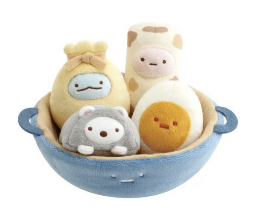 San-X Sumikko gurashi Oden Tenori Plush Set from Waku Waku Tapioca Convenience Store San-X Japan