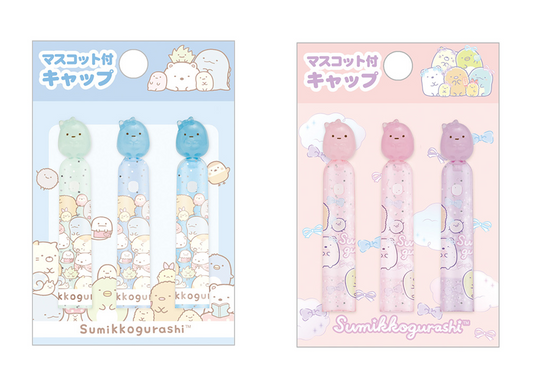 San-X Tapioca Pencil Caps Blue/ Pink San-X Japan