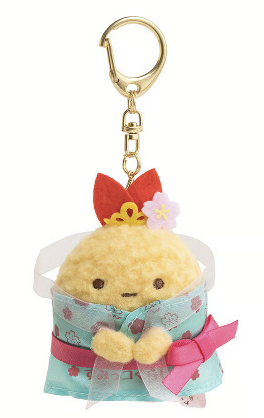 San-X Sumikko gurashi Plush Keychain Ebifurai no shippo Dazaifu Limited Edition Sumikko gurashi Dou San-X Japan
