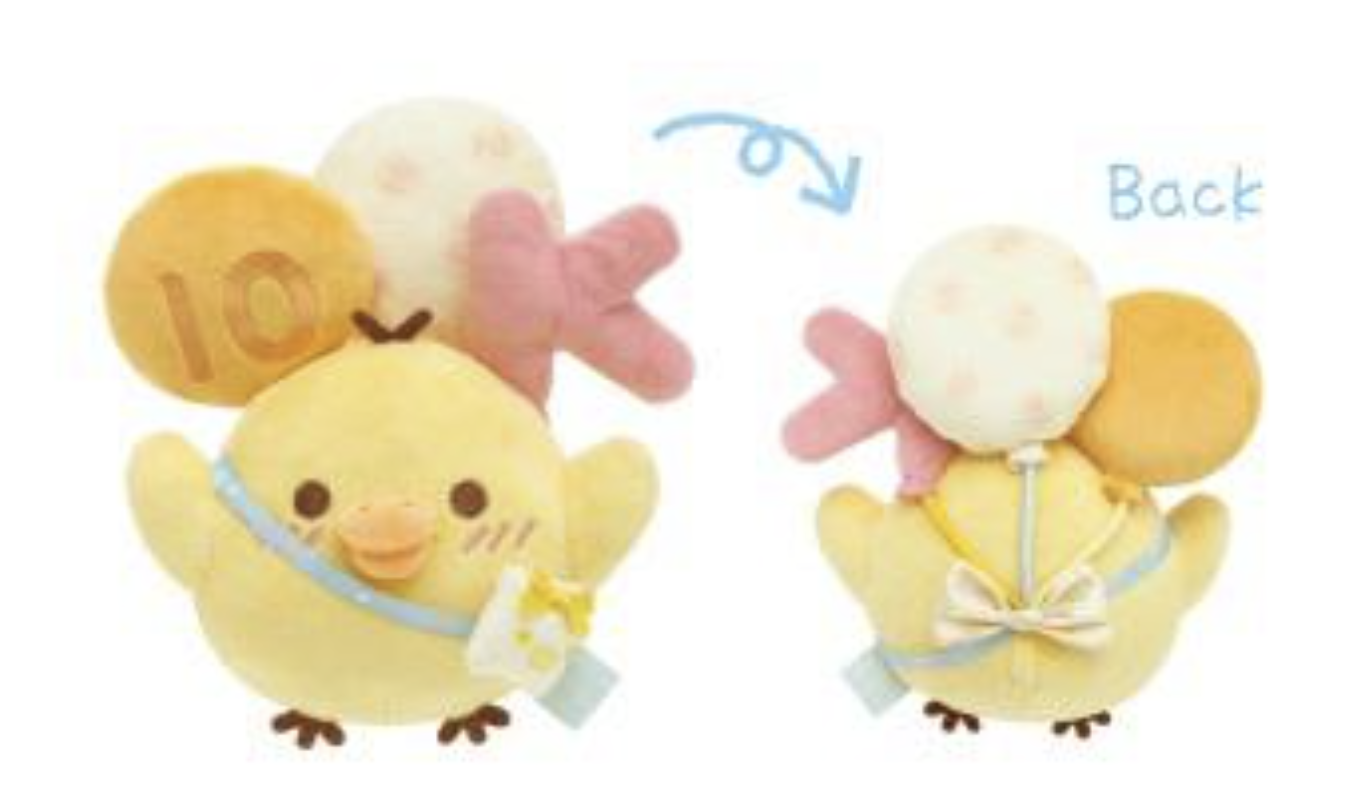 San-X Kiiroitori Plush Limited Edition from Happy For You theme from San-X Japan