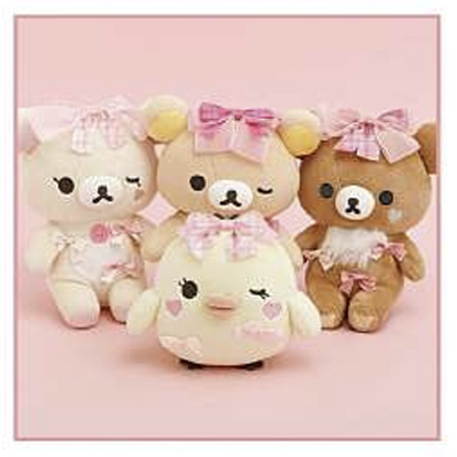 Pre-order! Until 8th Nov! San-X Rilakkuma Atsumete Plush Rilakkuma/ Korilakkuma/ Kiiroitori/ Chairoi koguma from Makeup Rilakkuma theme San-X Japan