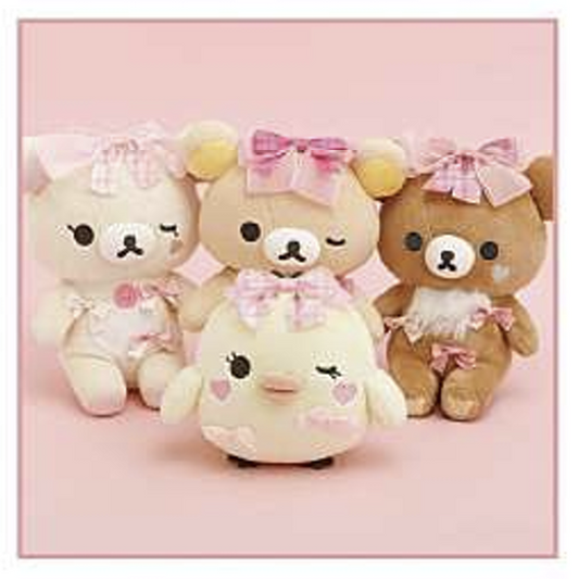 Pre-order! Until 8th Nov! San-X Rilakkuma Atsumete Plush Rilakkuma/ Korilakkuma/ Kiiroitori/ Chairoi koguma from Makeup Rilakkuma theme San-X Japan