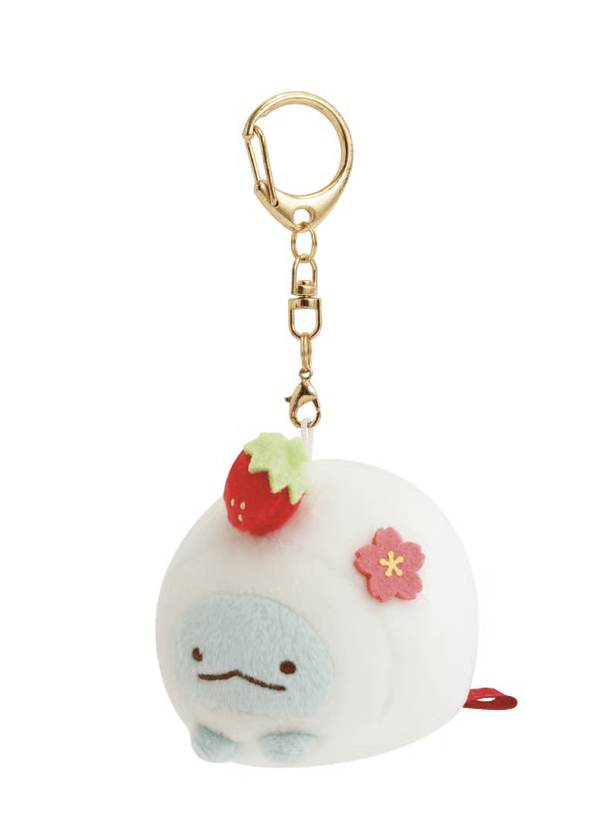 San-X Sumikko gurashi Tokage Plush Keychain Wagashi theme Limited Edition Sumikko gurashi dou San-X Japan