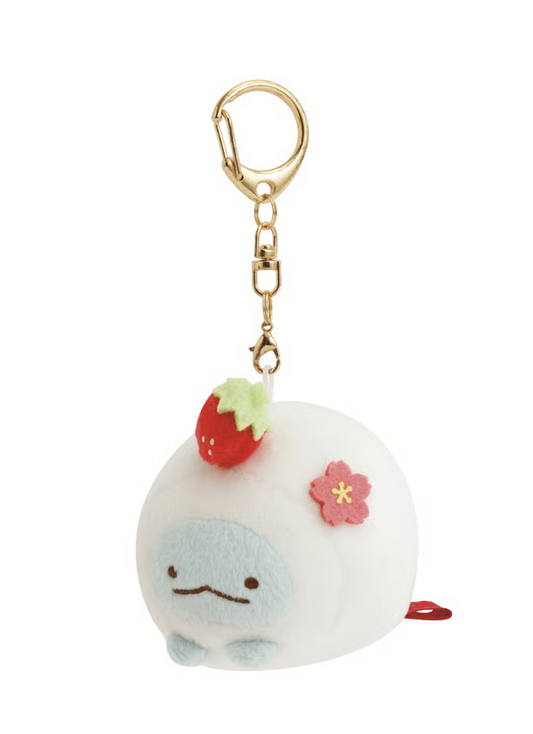 San-X Sumikko gurashi Tokage Plush Keychain Wagashi theme Limited Edition Sumikko gurashi dou San-X Japan