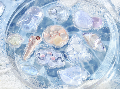 Kyururun 3D Sticker 3styles Fluffy Animals/ Merci/ Marine Life from BGM