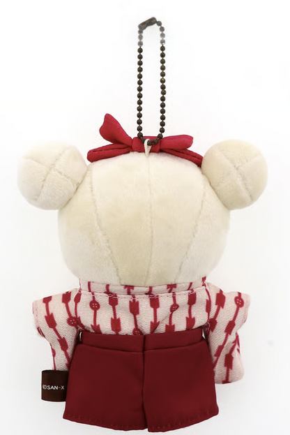 San-X Korilakkuma Plush Keychain Limited Edition Dougo Rilakkuma-no Yu Theme San-X Japan