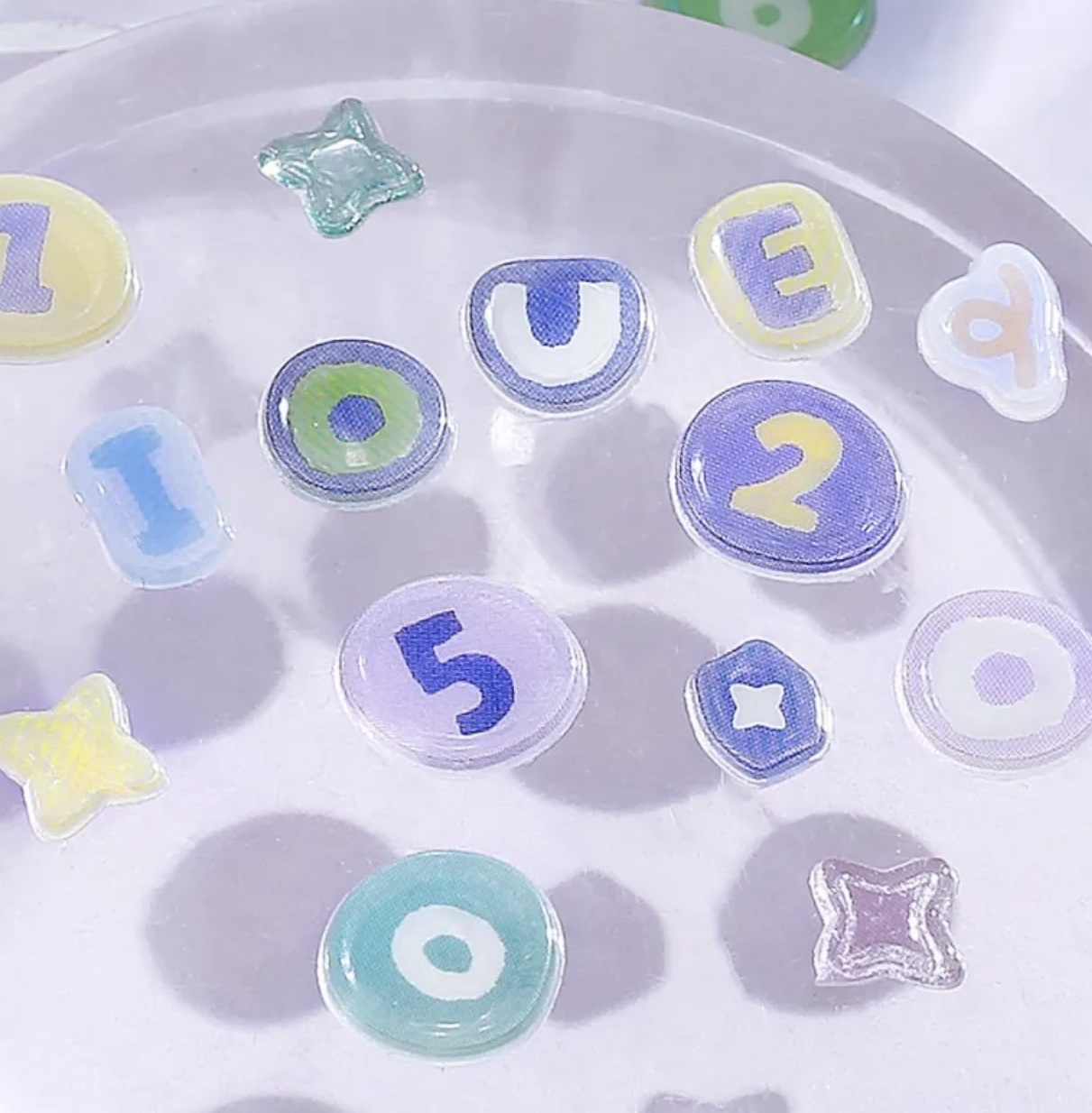 Candy Sticker Alphabets & Numbers from BGM