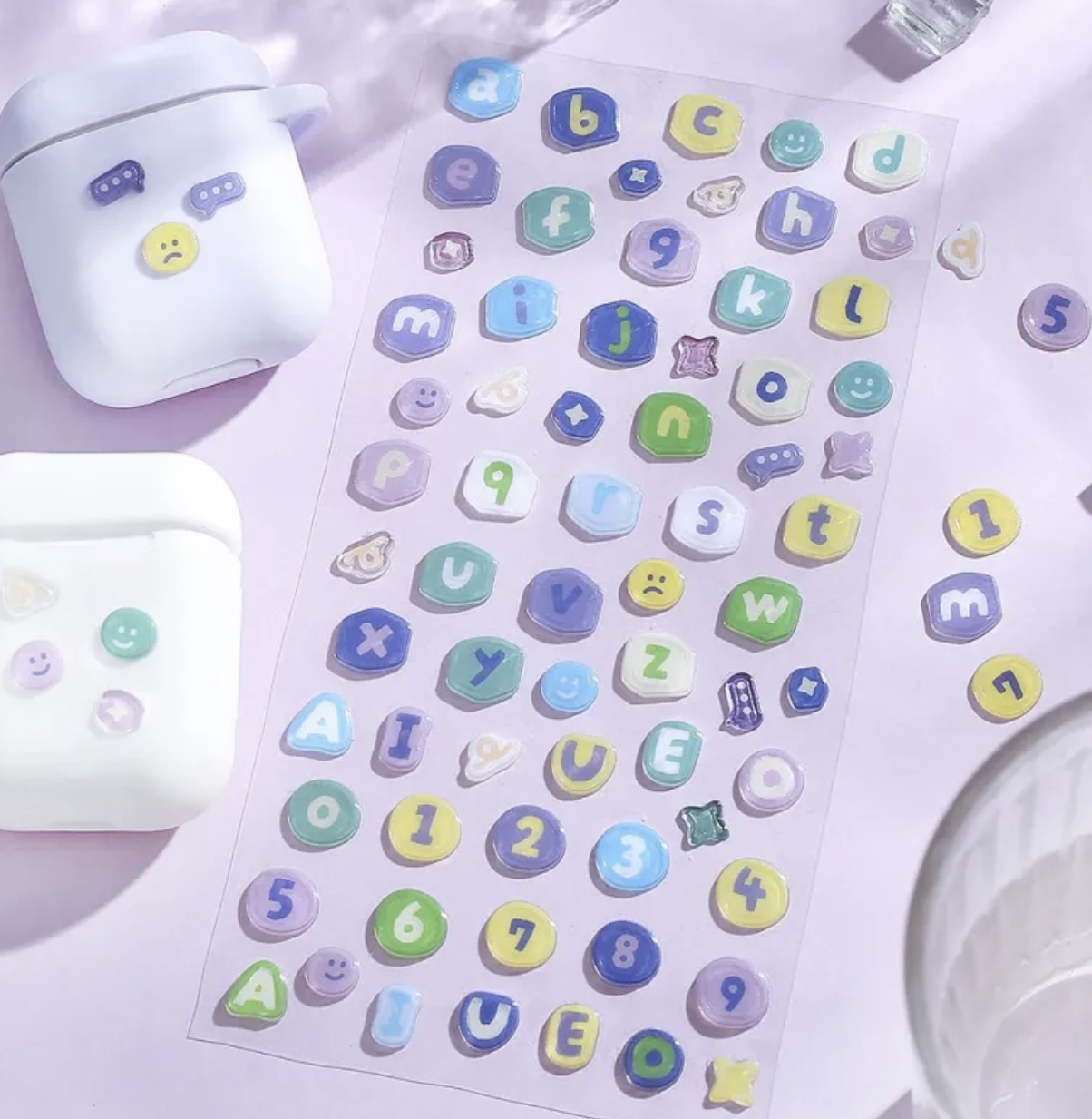 Candy Sticker Alphabets & Numbers from BGM