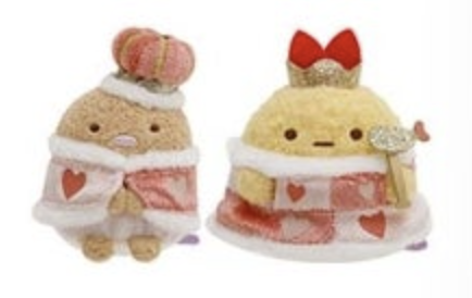 San-X Sumikko gurashi Tonkatsu and Ebifurai no shippo Tenori Plush set Sumikko Wonderland from San-X Japan