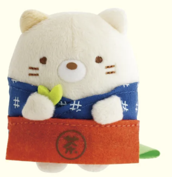 Sumikko gurashi Neko Japanese Tea Shop Tenori Plush Limited edition from San-X Japan