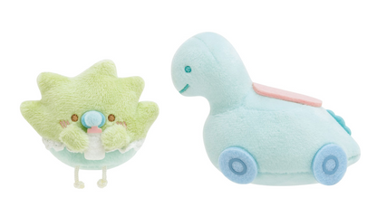 Sumikko gurashi Tenori Plush Set of Zassou and Tokage’s Mother Sumikko Baby from San-X Japan