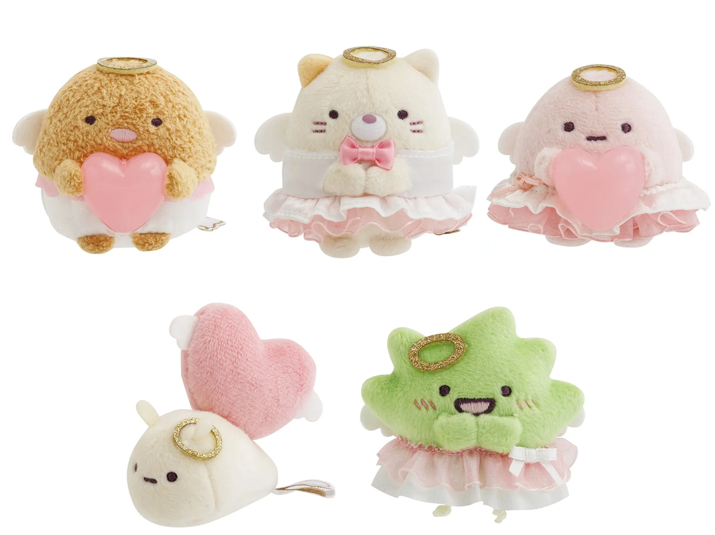 Sumikko gurashi Angel Tenori Plush Angel and Devil's Tails theme from San-X Japan