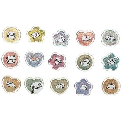 San-X Tarepanda Seal Bits Acrylic Flake stickers San-X Japan