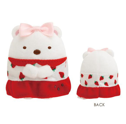 San-X Sumikko gurashi Tenori Plush Ichigo Milk Candy Theme from San-X Japan