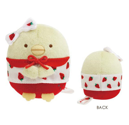 San-X Sumikko gurashi Tenori Plush Ichigo Milk Candy Theme from San-X Japan