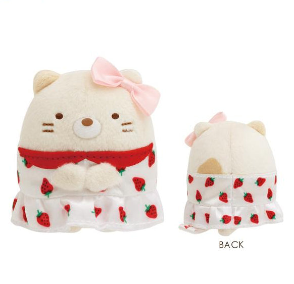 San-X Sumikko gurashi Tenori Plush Ichigo Milk Candy Theme from San-X Japan