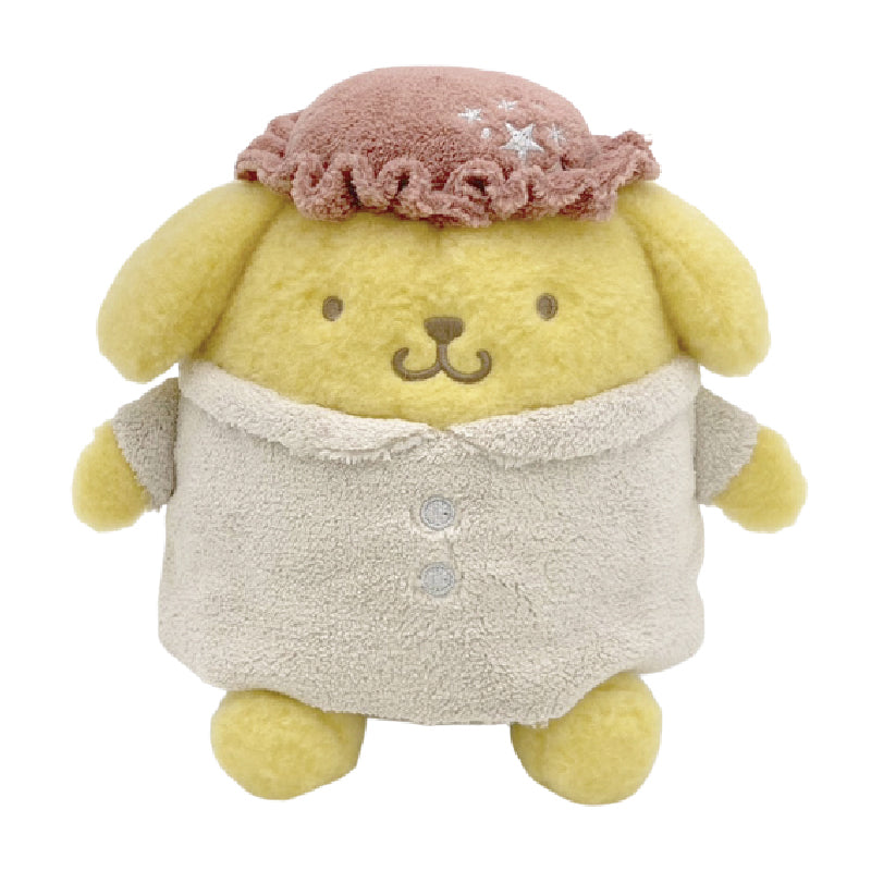 Sanrio Plush Pom Pom Purin from 'Ouchi-de Pajamas!' theme Height 19cm approx Sanrio Japan