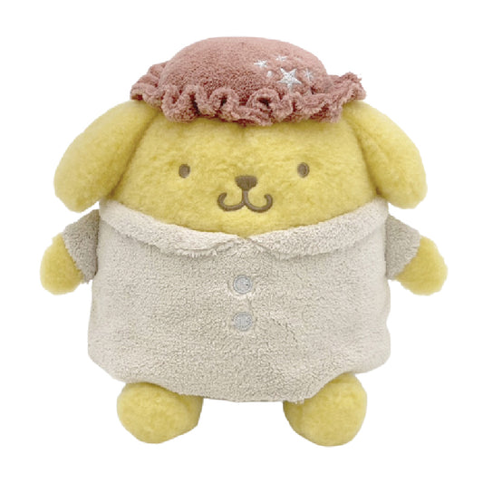Sanrio Plush Pom Pom Purin from 'Ouchi-de Pajamas!' theme Height 19cm approx Sanrio Japan