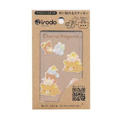 San-X Rilakkuma Transfer Sticker 'irodo' for fabric and leather material San-X Japan