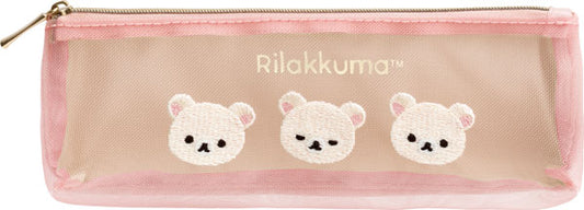 San-X Korilakkuma Mesh Pencil Case Pouch San-X Japan