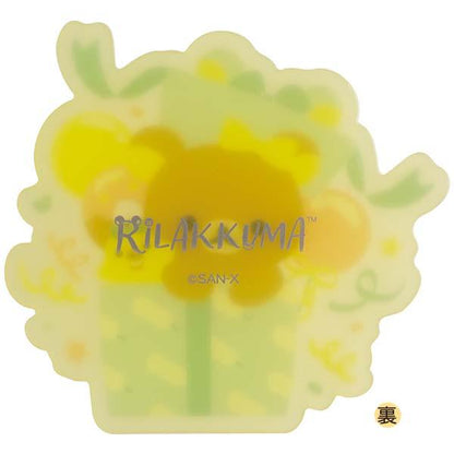 San-X Rilakkuma Coaster Yellow from Happy For You theme San-X Japan