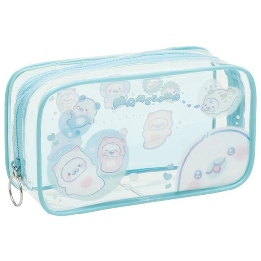 San-X Mamegoma Pencil Case Pouch Transparent San-X Japan