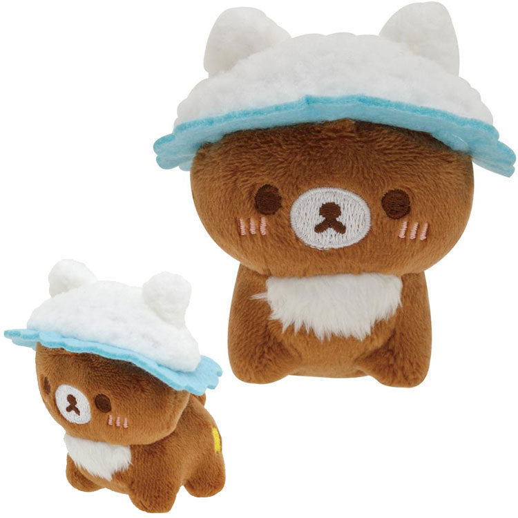 San-X Rilakkuma Tenori Plush from 'Neko Neko no Yu' theme San-X Japan