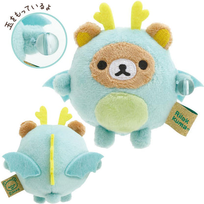 San-X Rilakkuma Tenori Plush from 2024 Zodiac Dragon Theme San-X Japan