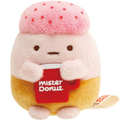 Sumikko gurashi Tenori Plush Collaboration with Mister. Donut Ebi, Tapioca, Yama, Coffee Bean Master and Mug San-X Japan