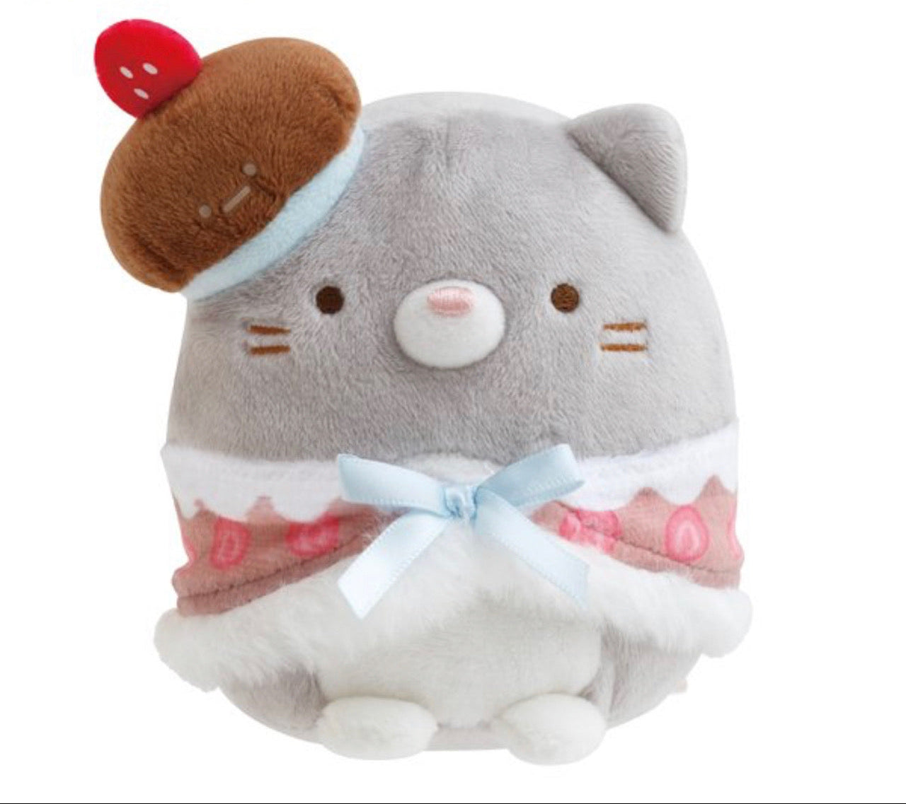San-X Sumikko gurashi Atsumete Plush Neko/ Gray/ Tora Neko's Siblings and the Sweets Shop from San-X Japan