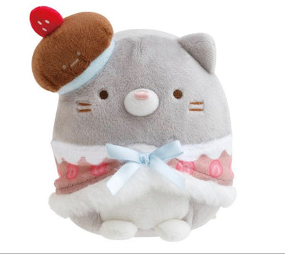 San-X Sumikko gurashi Atsumete Plush Neko/ Gray/ Tora Neko's Siblings and the Sweets Shop from San-X Japan