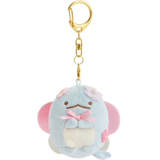 【Pre-order】Sumikko gurashi Tokage Sakura Fairy Plush Keychain Limited edition from San-X Japan