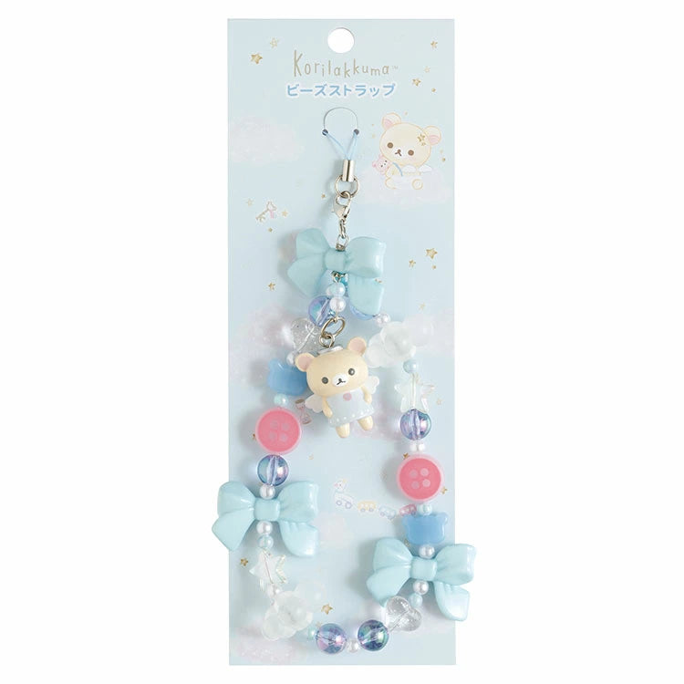 San-X Korilakkuma Angel Beads Strap Korilakkuma Ippai theme from San-X Japan