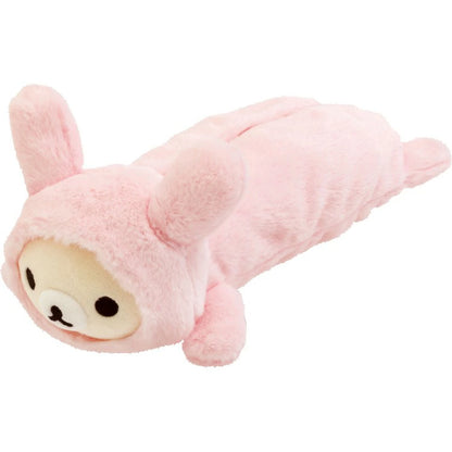 San-X Korilakkuma Pink Usagi Plush Pencil Case Pouch Korilakkuma Ippai theme from San-X Japan