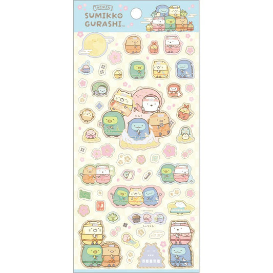 San-X Sumikko gurashi Sticker Design A, Ninja theme from San-X Japan