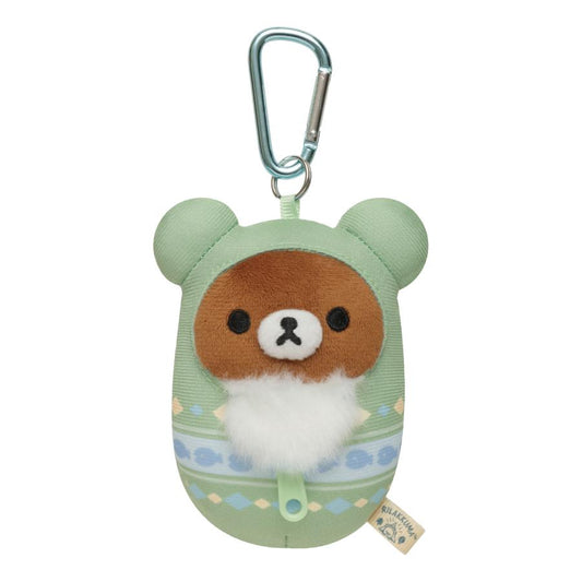 San-X Chairoi koguam Plush Keychain Store Limited Edition from 'Rilakkuma Komorebi Camp' theme San-X Japan
