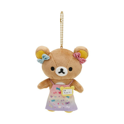 San-X Rilakkuma Shop manager Candy Plush Keychain Limited edition from San-X Japan