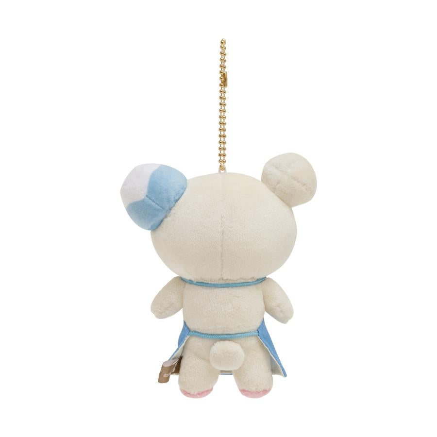San-X Korilakkuma Shop manager Kofuji Plush Keychain Limited edition from San-X Japan