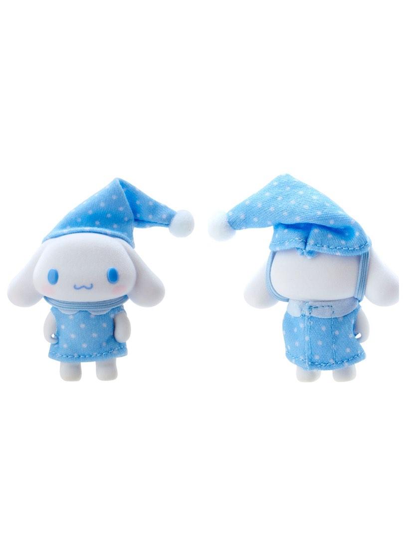 Sanrio Cinnamoroll Flocked Figure with Dress-Up  Outfit Set from Sanrio Japan