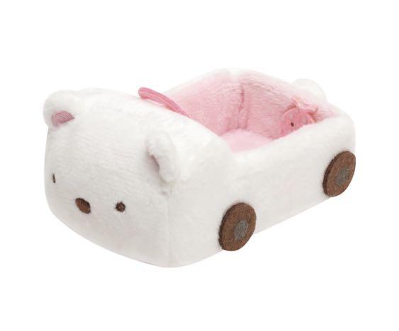 Sumikko gurashi Shirokuma Plush Car for Tenori Plush from San-X Japan