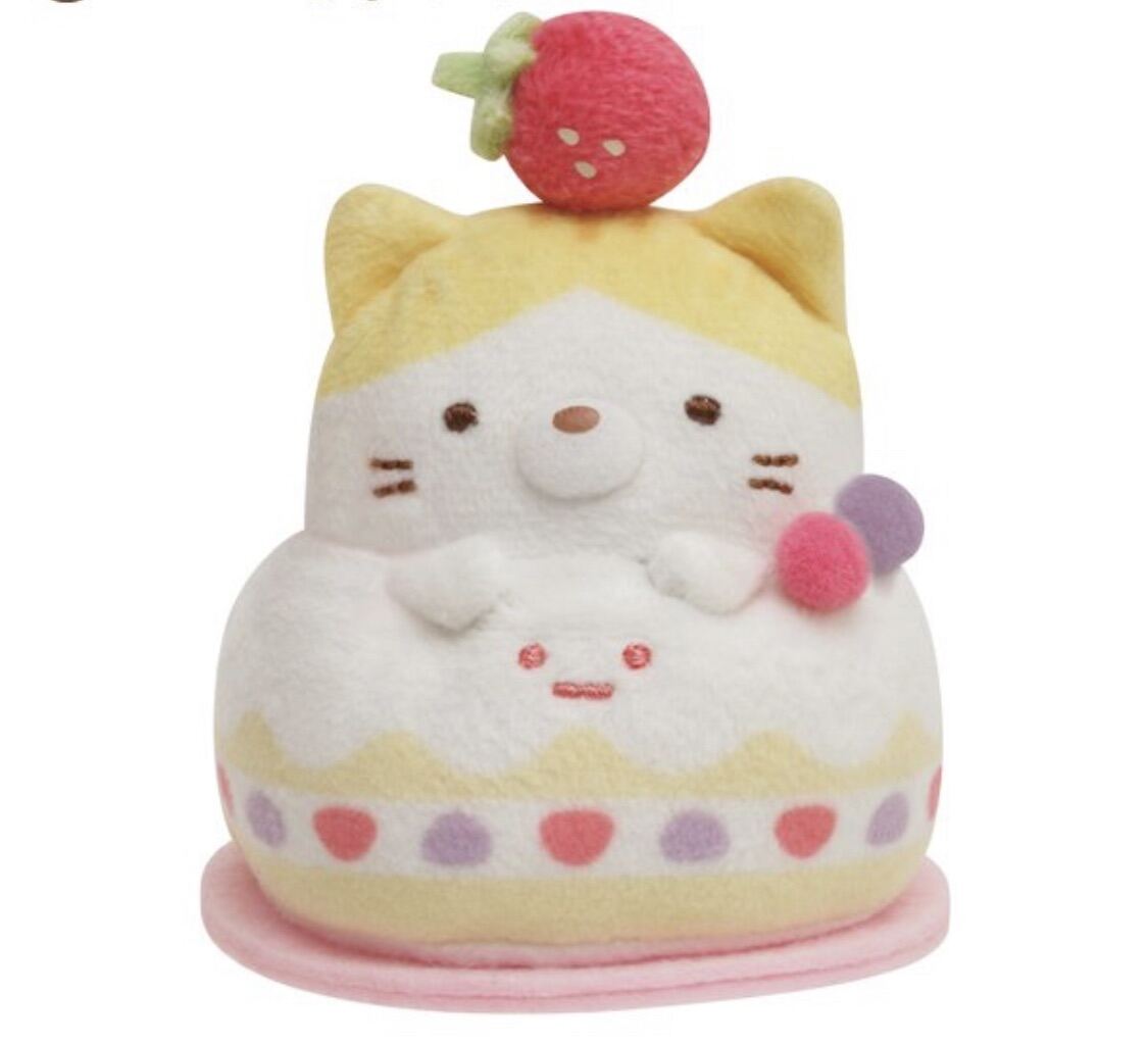 Sumikko gurashi Tenori Plush Neko's Siblings and the Sweets Shop from San-X Japan